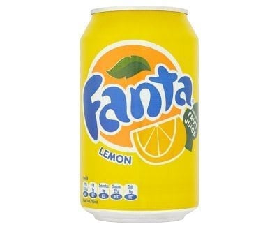 Fanta Lemon Cans 330Ml X24