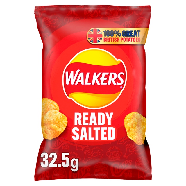 Walkers Ready Salted Std X32