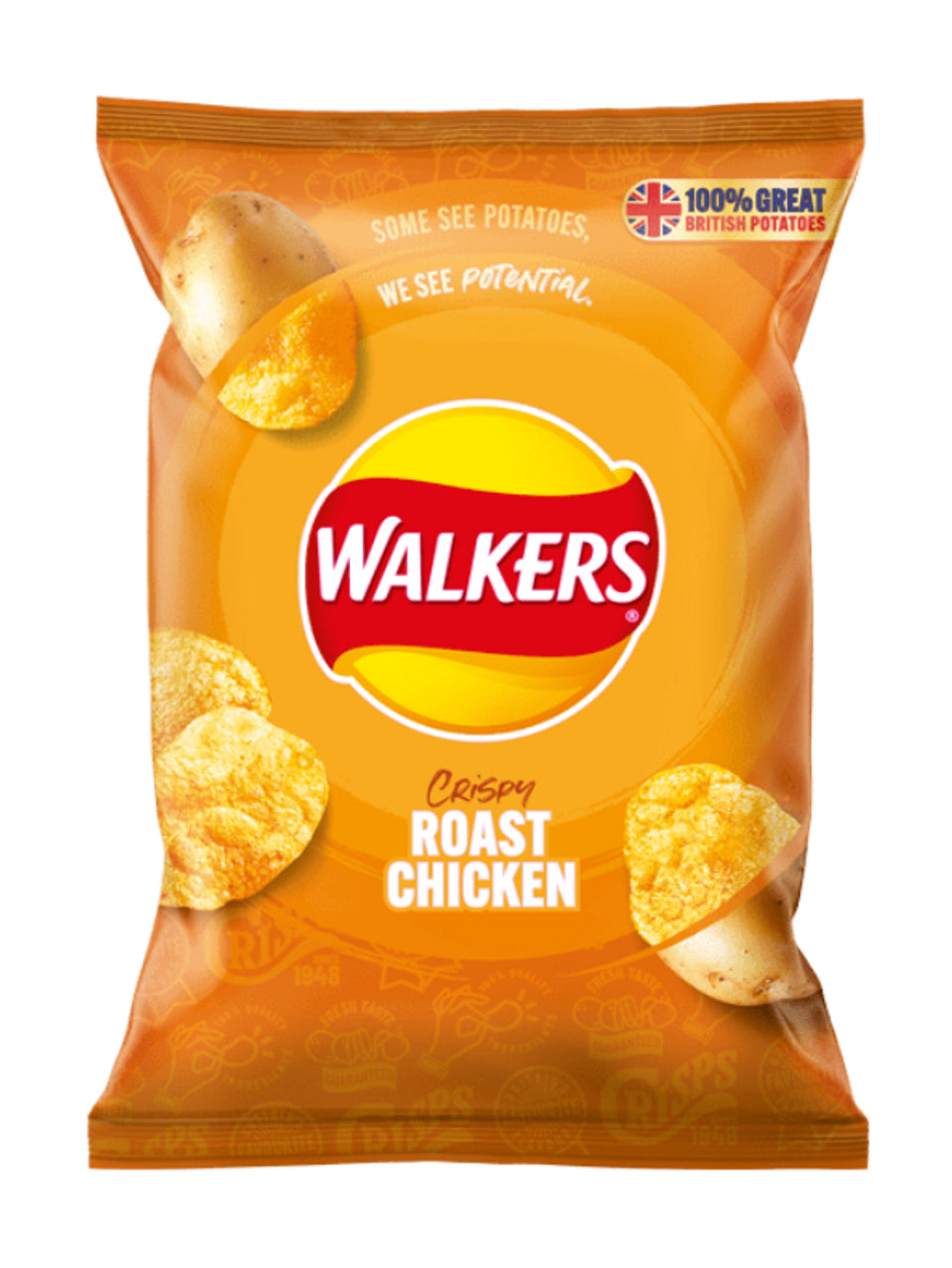 Walkers Roast Chicken Std 32G X32