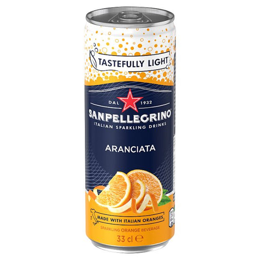 San Pellegrino Aranciata (Orange) 24 X 330MI Cans