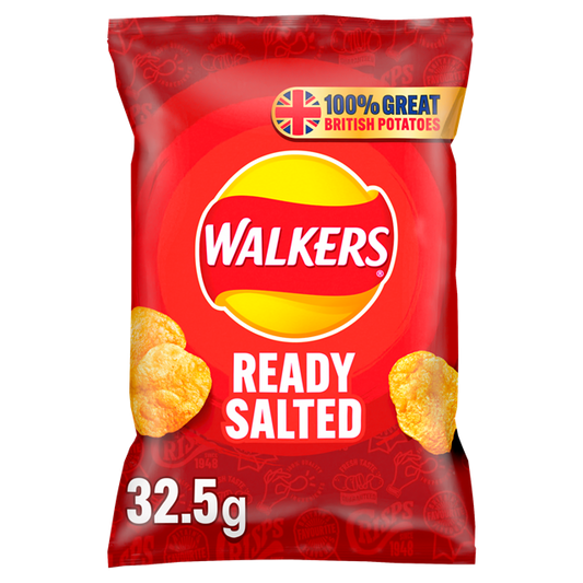 Walkers Ready Salted Std X32
