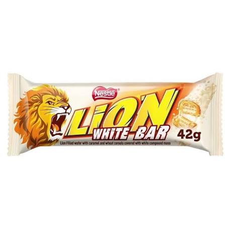 Lion White Std Bar 40G X40