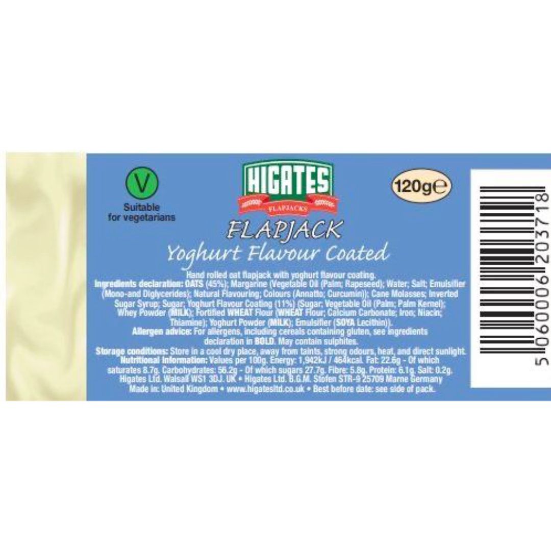 FLAPJACKS 120G IND 30 Yoghurt